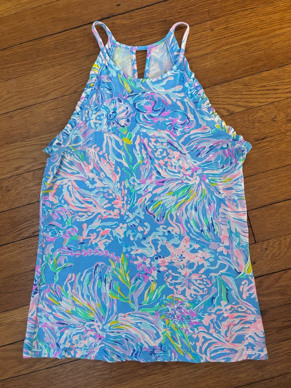 Lilly Pulitzer Alek All Together Now Ruffle Tank Top XXS